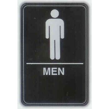 6x9 ADA Braille Sign - Men