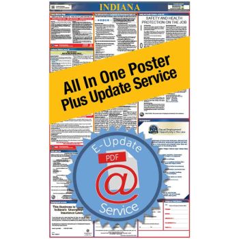 Indiana All In One Poster + 3 Year E-Update Service