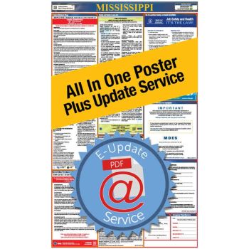 Mississippi All In One Poster + 2 Year E-Update Service