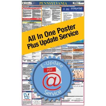 Pennsylvania All In One Poster + 2 Year E-Update Service