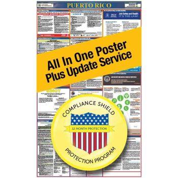 Puerto Rico All In One Poster + 2 Year Replacement Poster