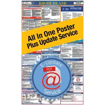 Rhode Island All In One Poster + 2 Year E-Update Service