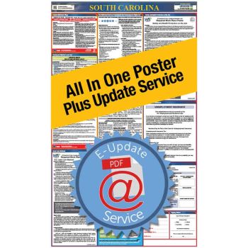 South Carolina All In One Poster + 2 Year E-Update Service