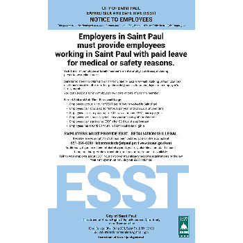 City of Saint Paul Earned Sick and Safe Time