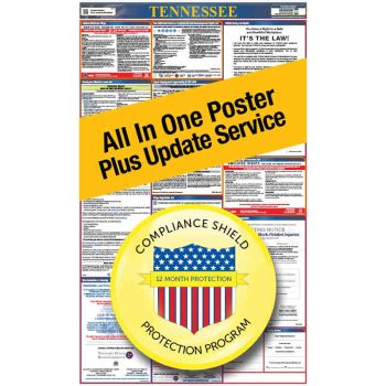 Tennessee All In One Poster + 1 Year Replacement Poster