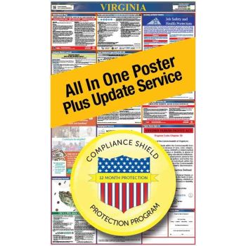 Virginia All In One Poster + 2 Year Replacement Poster