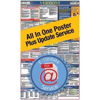 Vermont All In One Poster + 3 Year E-Update Service
