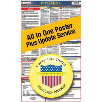 Wyoming All In One Poster + 3 Year Replacement Poster
