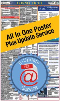 Connecticut All In One Poster + 2 Year E-Update Service