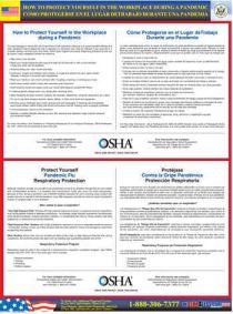 OSHA Pandemic Flu Protection Poster