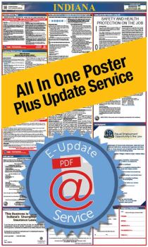 Indiana All In One Poster + 1 Year E-Update Service