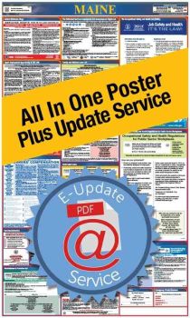 Maine All In One Poster + 1 Year E-Update Service