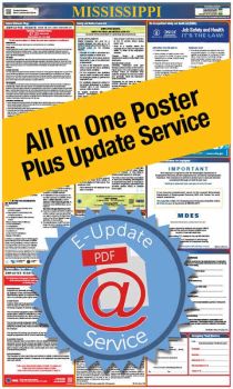 Mississippi All In One Poster + 1 Year E-Update Service