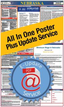 Nebraska All In One Poster + 1 Year E-Update Service