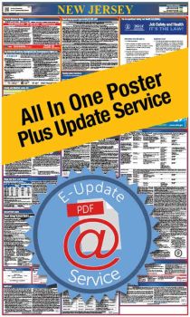 New Jersey All In One Poster + 1 Year E-Update Service