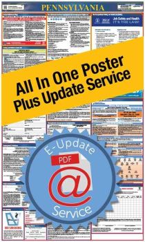 Pennsylvania All In One Poster + 1 Year E-Update Service