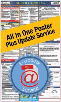 South Carolina All In One Poster + 3 Year E-Update Service