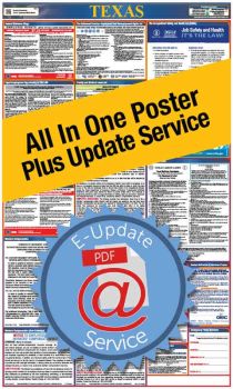 Texas All In One Poster + 3 Year E-Update Service
