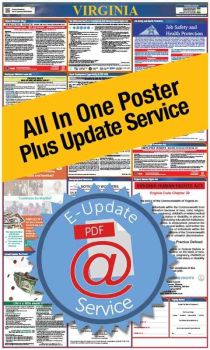 Virginia All In One Poster + 3 Year E-Update Service