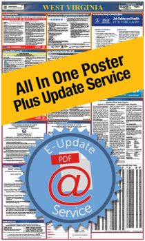West Virginia All In One Poster + 1 Year E-Update Service