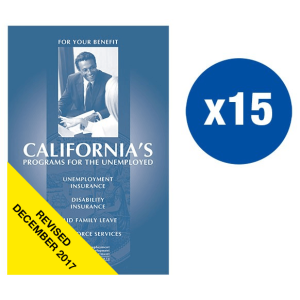 Unemployment Insurance Pamphlets - 15 Pack