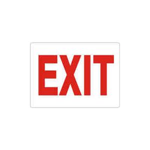 Exit Sign - Aluminum (10"x14")